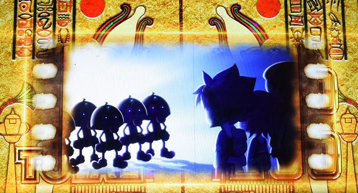 スマスロ 秘宝伝　BIGボーナス終了画面（一枚絵）　ベカン子