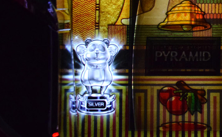 スマスロ 秘宝伝　BIG終了画面　コパンダトロフィー　銀トロフィー