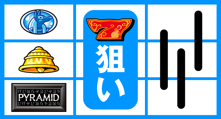 スマスロ 秘宝伝 高確率中の打ち方 順押しBAR狙い 左リール下段BAR停止後 中リール赤7狙い