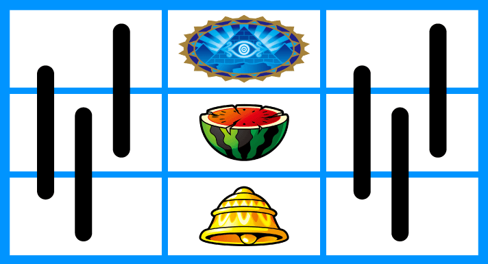 スマスロ 秘宝伝 高確率中の打ち方 中押しピラミッド狙い 中リール上段ピラミッド停止