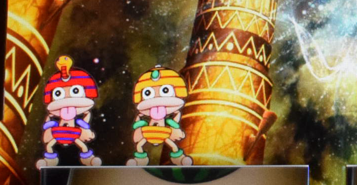 スマスロ 秘宝伝 REG中 ベカン子(赤/黄)