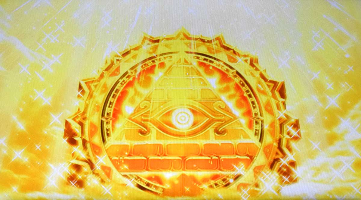 スマスロ 秘宝伝　通常時　高確率当選告知　ピラミッド