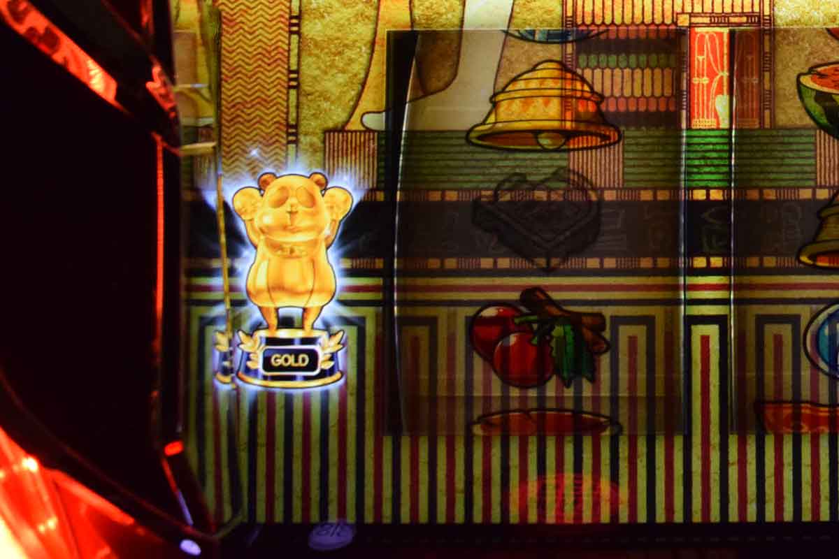 スマスロ 秘宝伝 BIGリザルト画面 コパンダトロフィー 金トロフィー