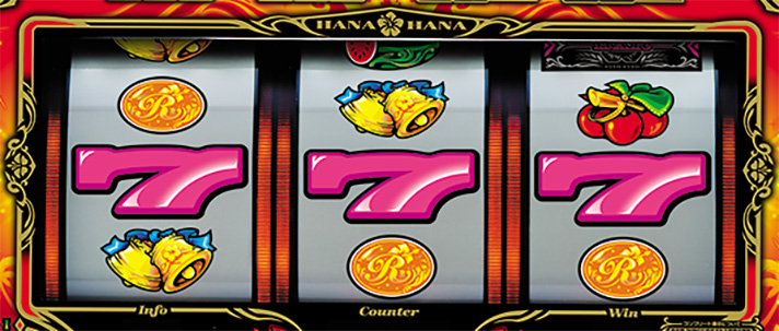 ニューキングハナハナV　筐体　ピンク7揃い