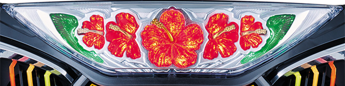 ニューキングハナハナV　筐体　ハイビスカスランプ