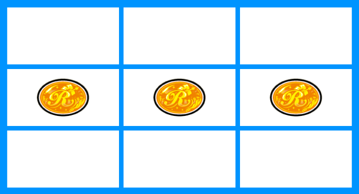 ニューキングハナハナV 各小役の停止形 リプレイ