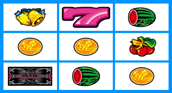ニューキングハナハナV 各小役の停止形 ハナハナ目