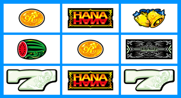 ニューキングハナハナV 各小役の停止形 ハナハナ目