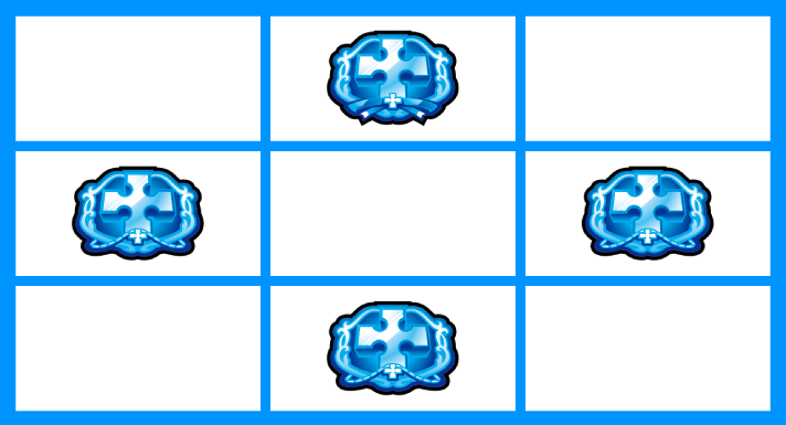 Lパチスロ 炎炎ノ消防隊2　打ち方　各小役の停止形　十字リプレイ（リプレイ）