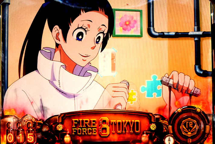 Lパチスロ 炎炎ノ消防隊2　炎炎激闘ストック示唆の詳細　潜伏中の演出　人形遊び