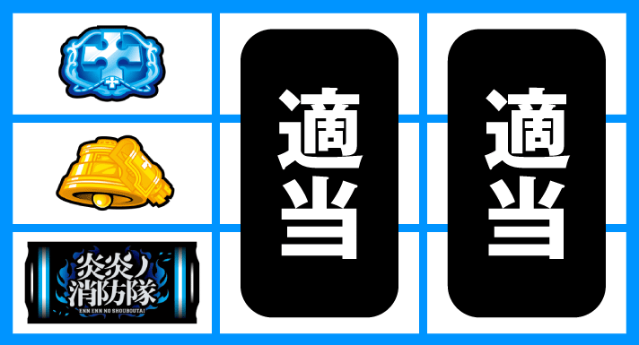Lパチスロ 炎炎ノ消防隊2　通常時の打ち方　順押しBAR狙い　左リール下段BAR停止時