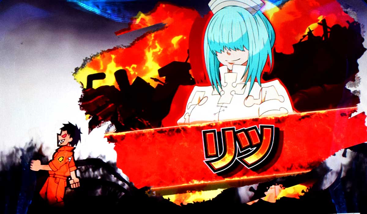 Lパチスロ 炎炎ノ消防隊2　キャラ紹介　赤キャラ　リツ