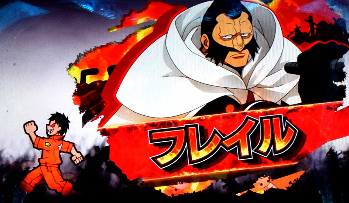 Lパチスロ 炎炎ノ消防隊2　キャラ紹介　赤キャラ　フレイル