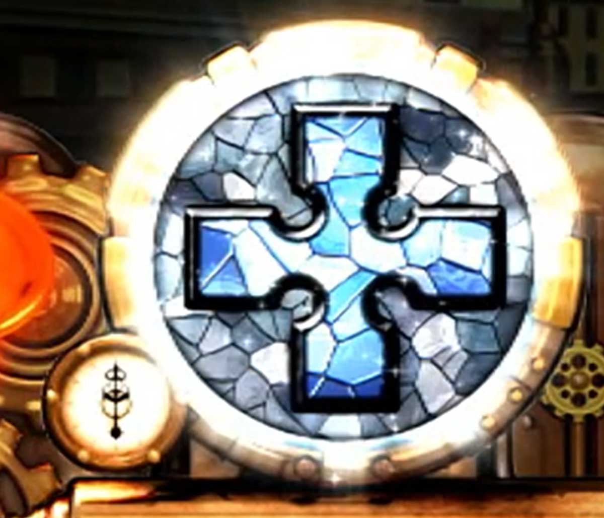 Lパチスロ 炎炎ノ消防隊2 通常時の抽選概要 十字アイコン点灯時の十字目変換抽選 十字アイコン 青点灯