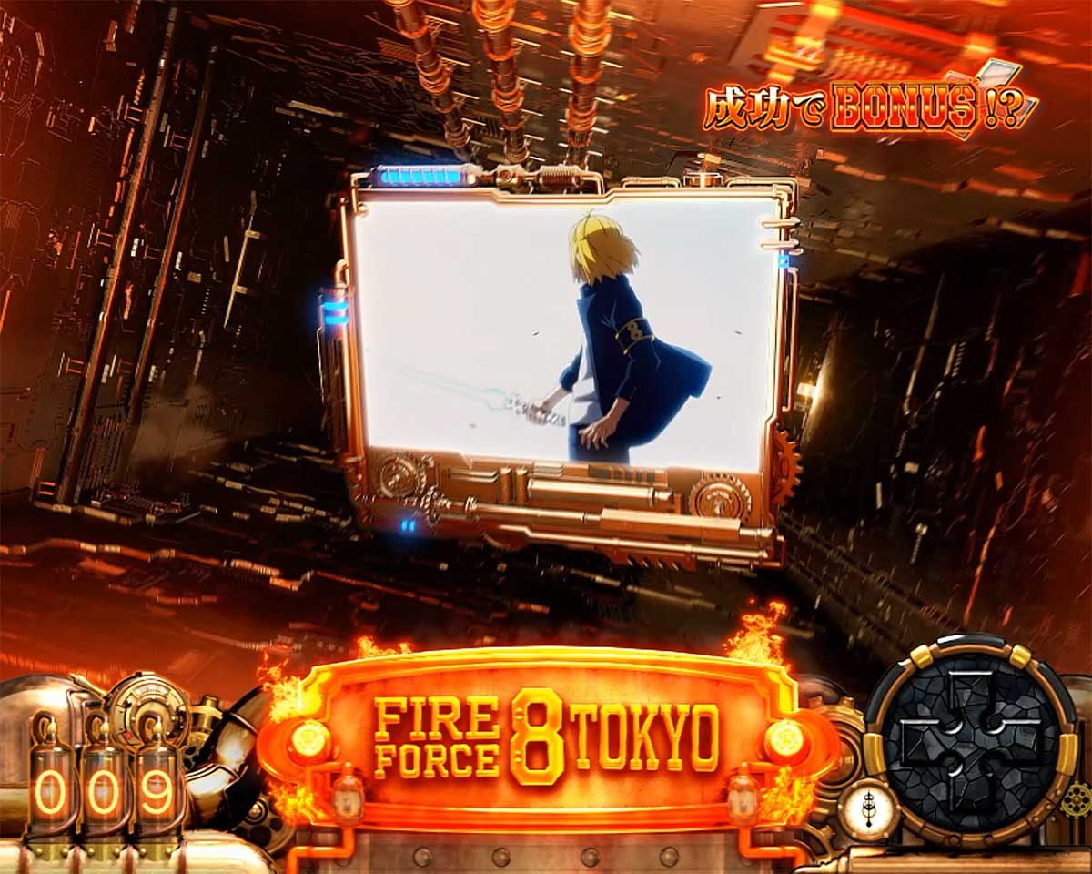 Lパチスロ 炎炎ノ消防隊2 連続演出 ヒーローか悪魔か