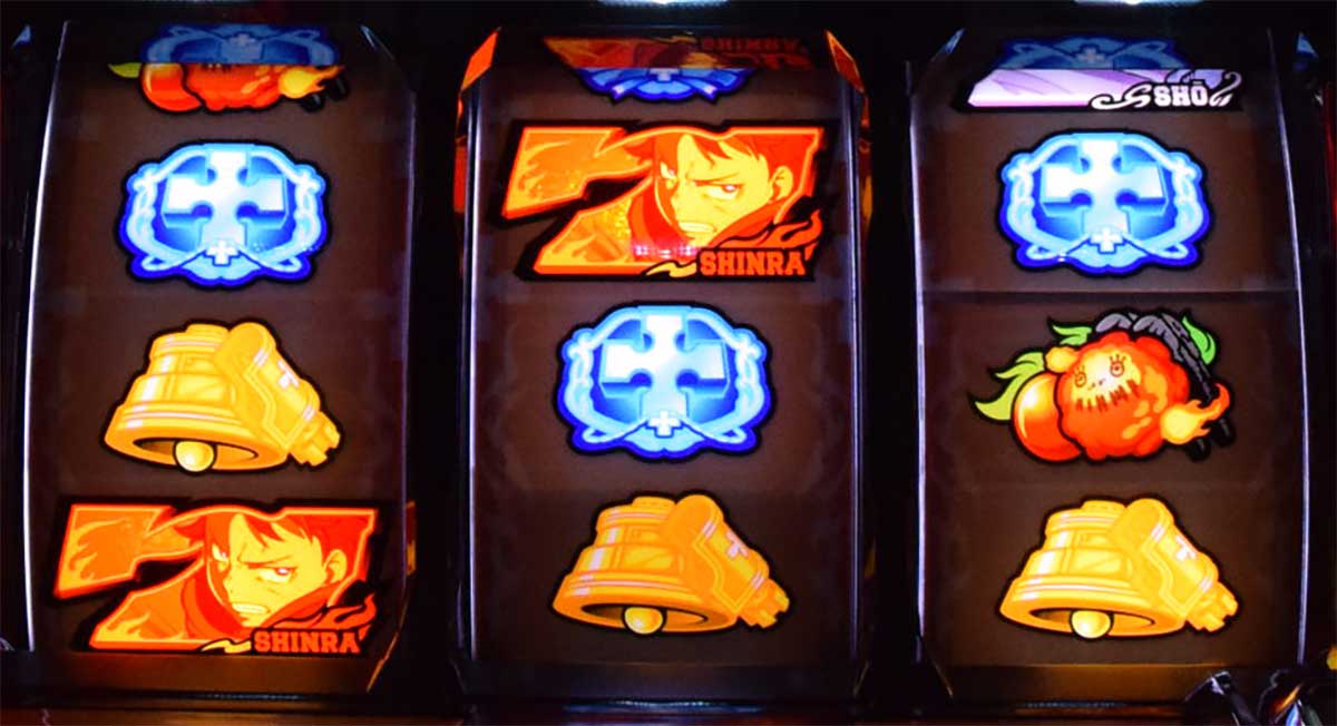 Lパチスロ 炎炎ノ消防隊2　炎炎大戦の詳細　ボーナス抽選　リプレイ小V