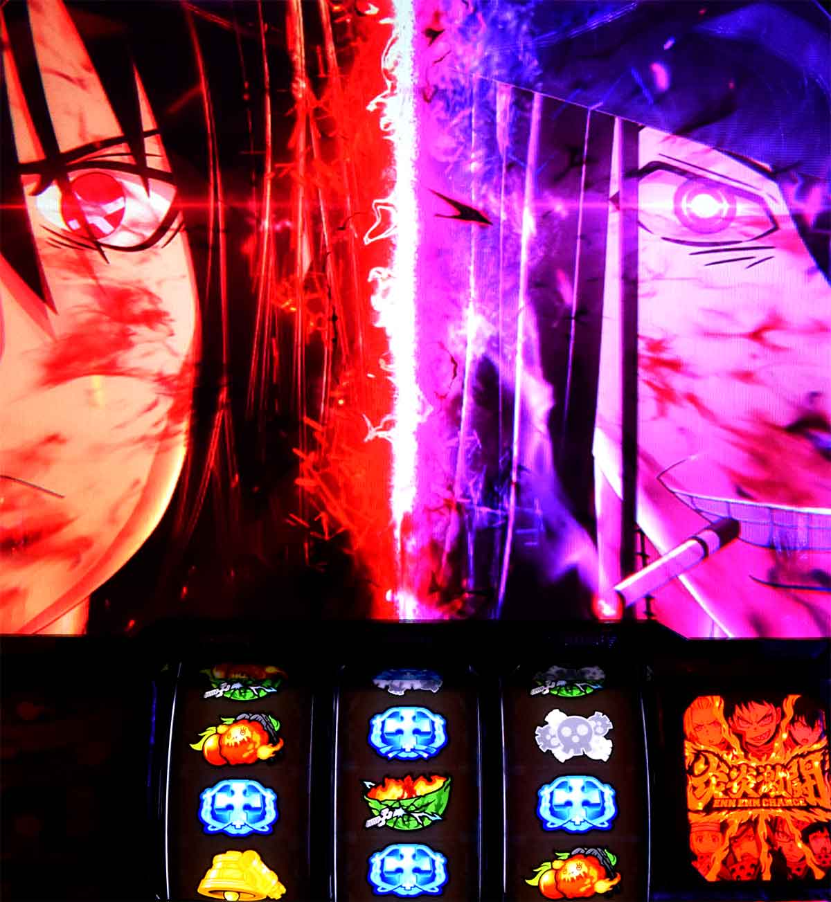 Lパチスロ 炎炎ノ消防隊2　紅J大戦の詳細　十字目変換