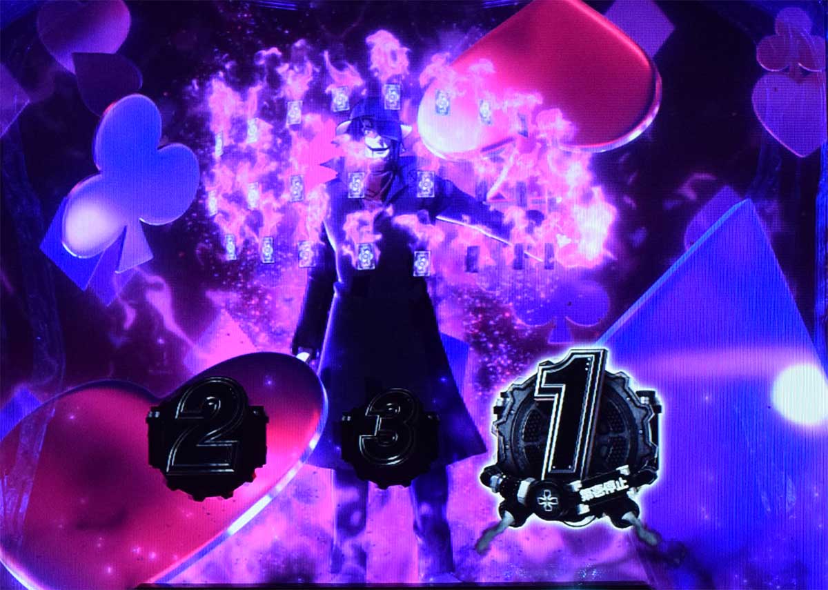 Lパチスロ 炎炎ノ消防隊2　紅J大戦の詳細　消化中の演出　黒ナビ