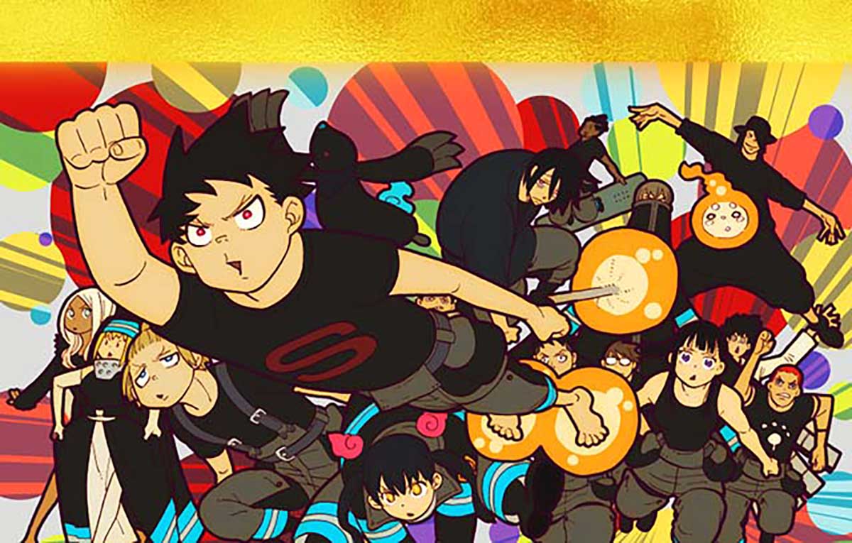 Lパチスロ 炎炎ノ消防隊2 アクセルボーナスの詳細 ボーナス終了時の挙動 終了画面【仲間全員集合】金枠