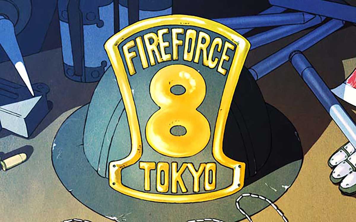 Lパチスロ 炎炎ノ消防隊2　ボーナス終了画面　第8ヘルメット