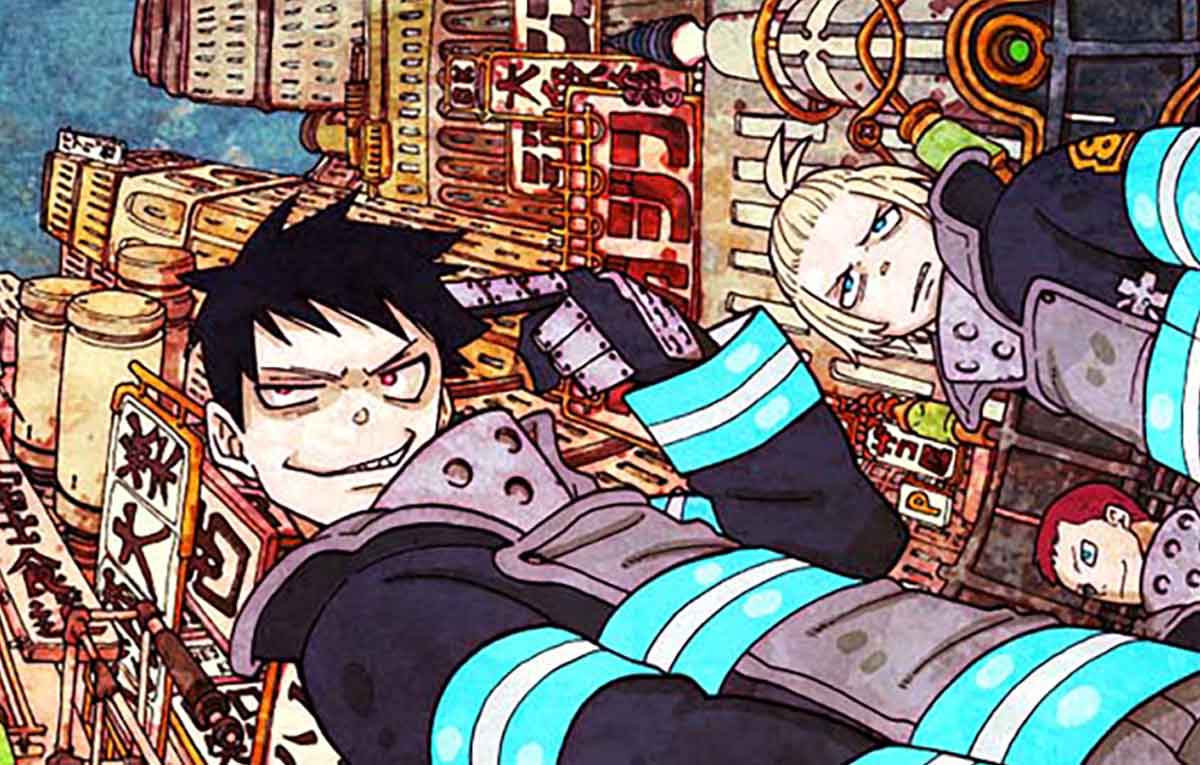 Lパチスロ 炎炎ノ消防隊2　ボーナス終了画面　ストック示唆　シンラ＆アーサー