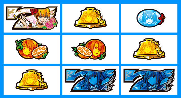 Lパチスロうみねこのなく頃に2　打ち方　各小役の停止形　