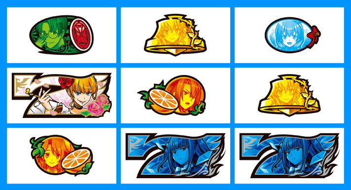 Lパチスロうみねこのなく頃に2　打ち方　各小役の停止形　