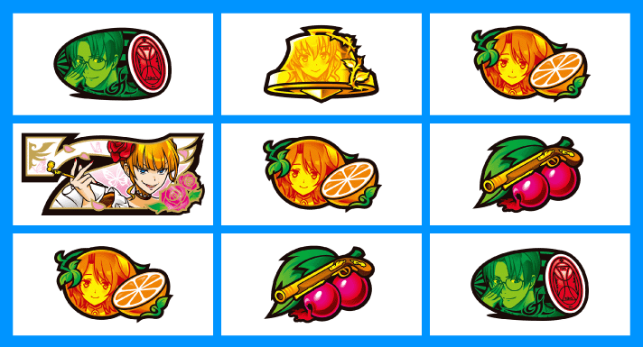 Lパチスロうみねこのなく頃に2　打ち方　各小役の停止形　