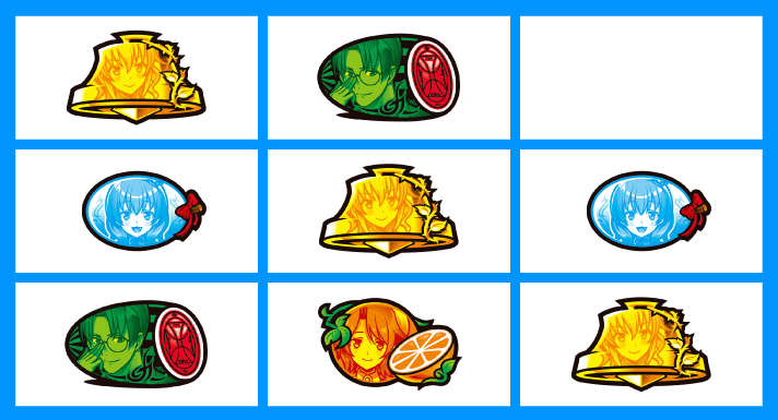 Lパチスロうみねこのなく頃に2　打ち方　各小役の停止形　