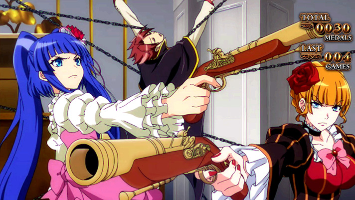 Lパチスロうみねこのなく頃に2　ART「幻想論戦」　連続演出　戦人　ベアトリーチェ　古戸ヱリカ