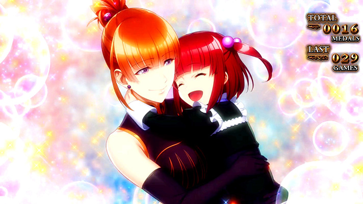 Lパチスロうみねこのなく頃に2　ART「幻想論戦」　特殊カットイン　絵羽&縁寿