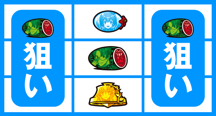 Lパチスロうみねこのなく頃に2　ボーナス察知手順　中リール青7狙い　