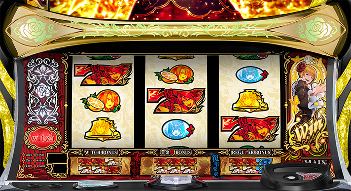 Lパチスロうみねこのなく頃に2　筐体　薔薇ランプ