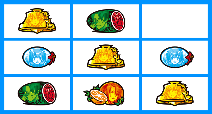 Lパチスロうみねこのなく頃に2　打ち方　各小役の停止形　