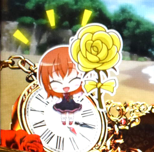 Lパチスロうみねこのなく頃に2　通常時の演出法則　ミニキャラ　真里亞