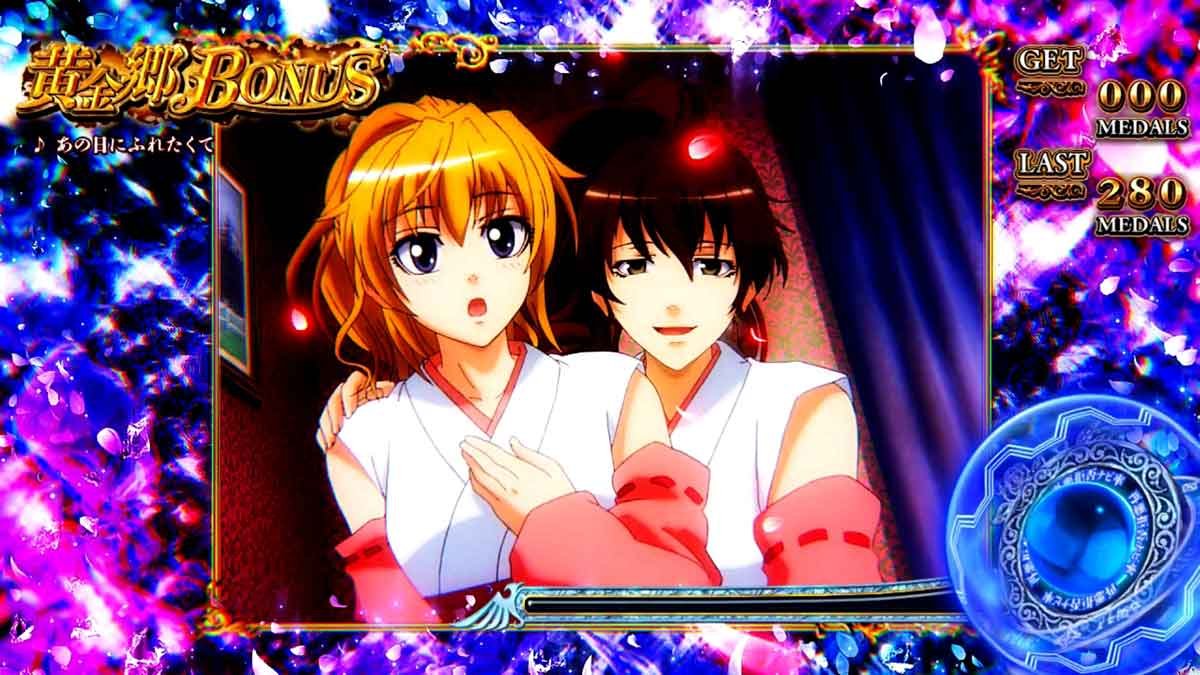 Lパチスロうみねこのなく頃に2　初代BIG　イラスト　夏妃＆朱志香
