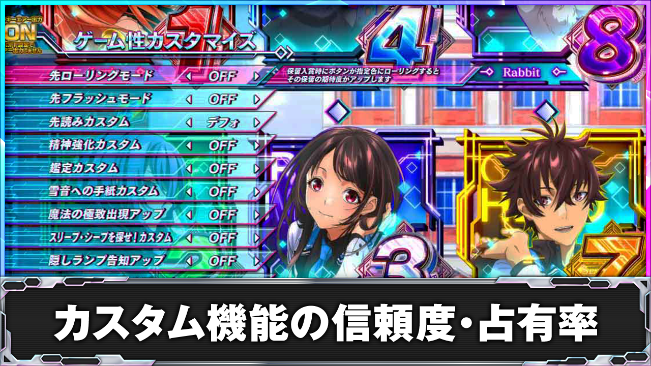 e異世界でチート能力を手にした俺は、現実世界をも無双する〜レベルアップは人生を変えた〜　通常時の演出カスタム