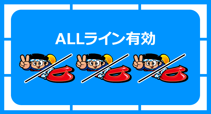 スマスロ ハナビ シリーズ伝統リーチ目 ALLライン有効