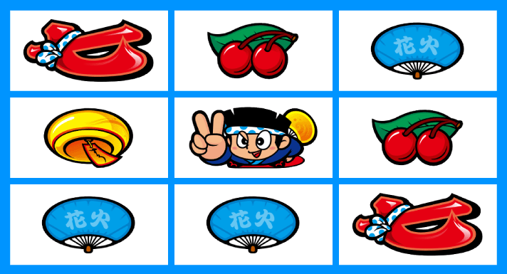 スマスロ ハナビ　その他リーチ目　左リール中・下段BAR狙い（チェリー落とし）　リプレイハズレ