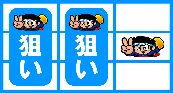 スマスロ ハナビ　ボーナス察知手順　右リールドン中段停止時