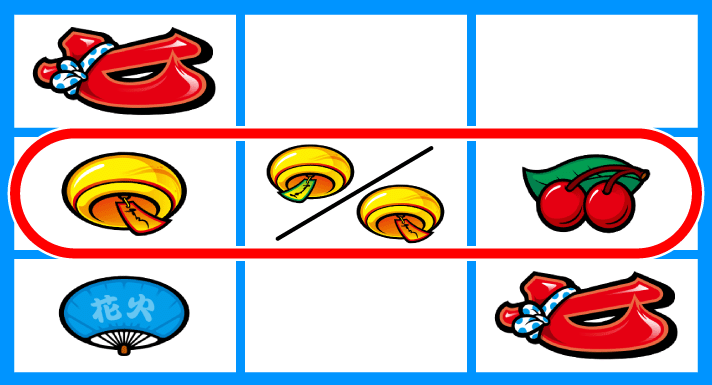 スマスロ ハナビ　特殊リプレイ　ゲチェナ　中段