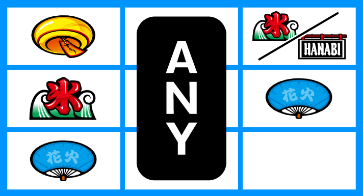 スマスロ ハナビ　順押し単ドン狙い　リーチ目　氷ハズレ