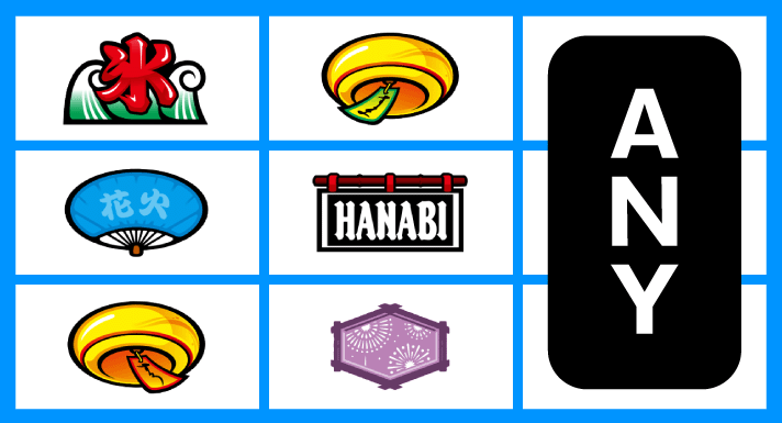 スマスロ ハナビ　順押し単ドン狙い　リーチ目　氷・BAR斜め