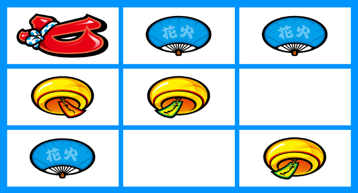 スマスロ ハナビ　順押し赤7狙い　リーチ目　中段風鈴ハズレ