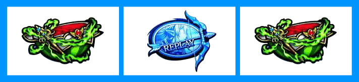 スマスロ ゴブリンスレイヤーⅡ　通常時の液晶リール　スイカ・リプレイ・スイカ