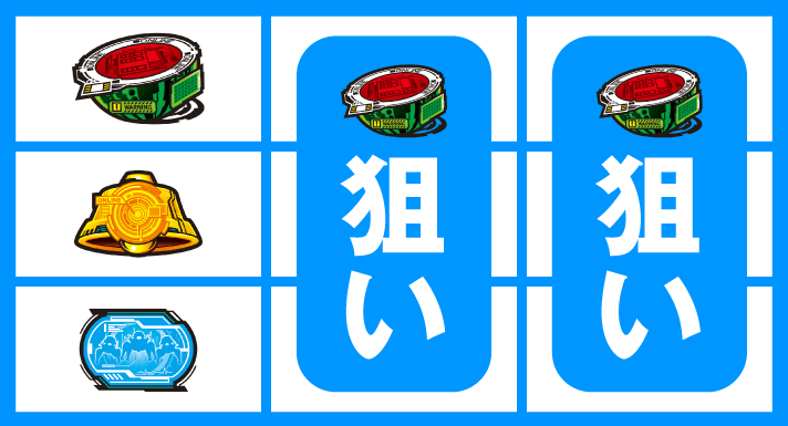 スマスロ 攻殻機動隊　順押しBAR狙い　左リール上段スイカ停止時　中・右リールスイカ狙い