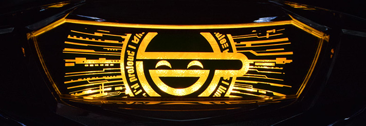 スマスロ 攻殻機動隊 通常時の演出法則 上部パネル 黄色