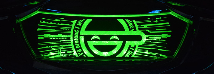 スマスロ 攻殻機動隊 通常時の演出法則 上部パネル 緑色