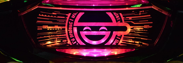 スマスロ 攻殻機動隊 通常時の演出法則 上部パネル 赤色