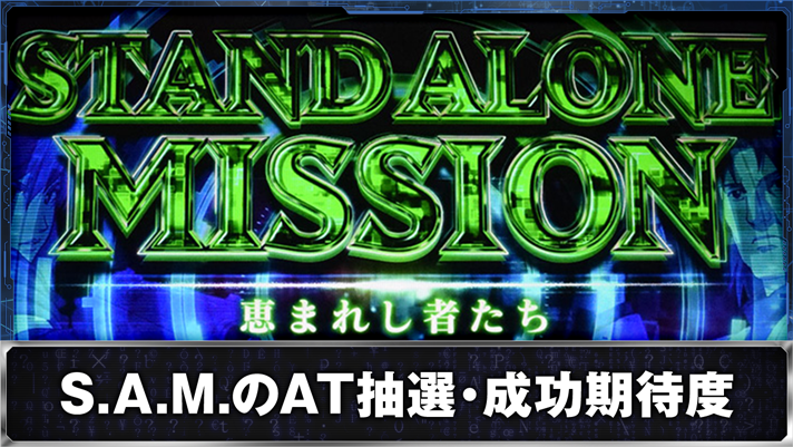 スマスロ 攻殻機動隊　CZ「S.A.M.（スタンドアローンミッション）」突入画面